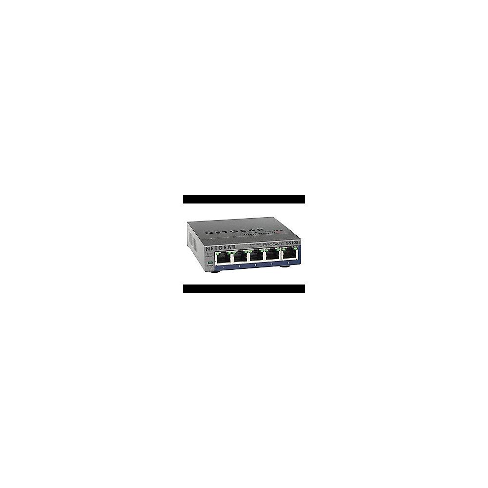 Netgear ProSafe Plus GS105PE 5-Port Switch (2x PoE)