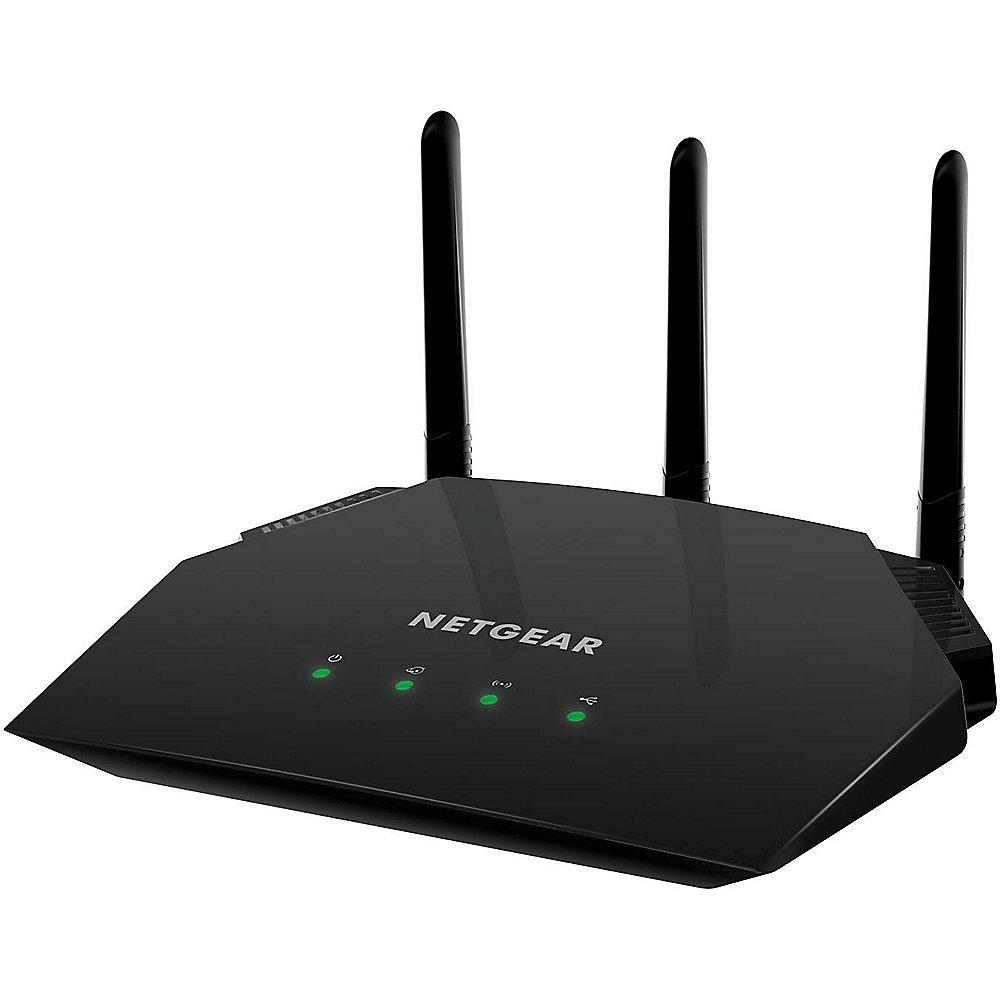 Netgear WAC124 AC2000 Dualband WLAN Router 4 Port Switch schwarz