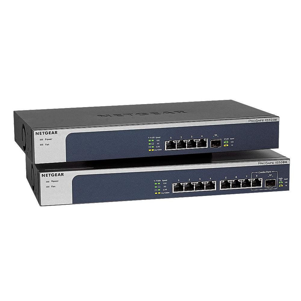 Netgear XS505M 5-Port 10Gigabit Multi-Gigabit Unmanaged Switch ( 1x SFP ), Netgear, XS505M, 5-Port, 10Gigabit, Multi-Gigabit, Unmanaged, Switch, , 1x, SFP,