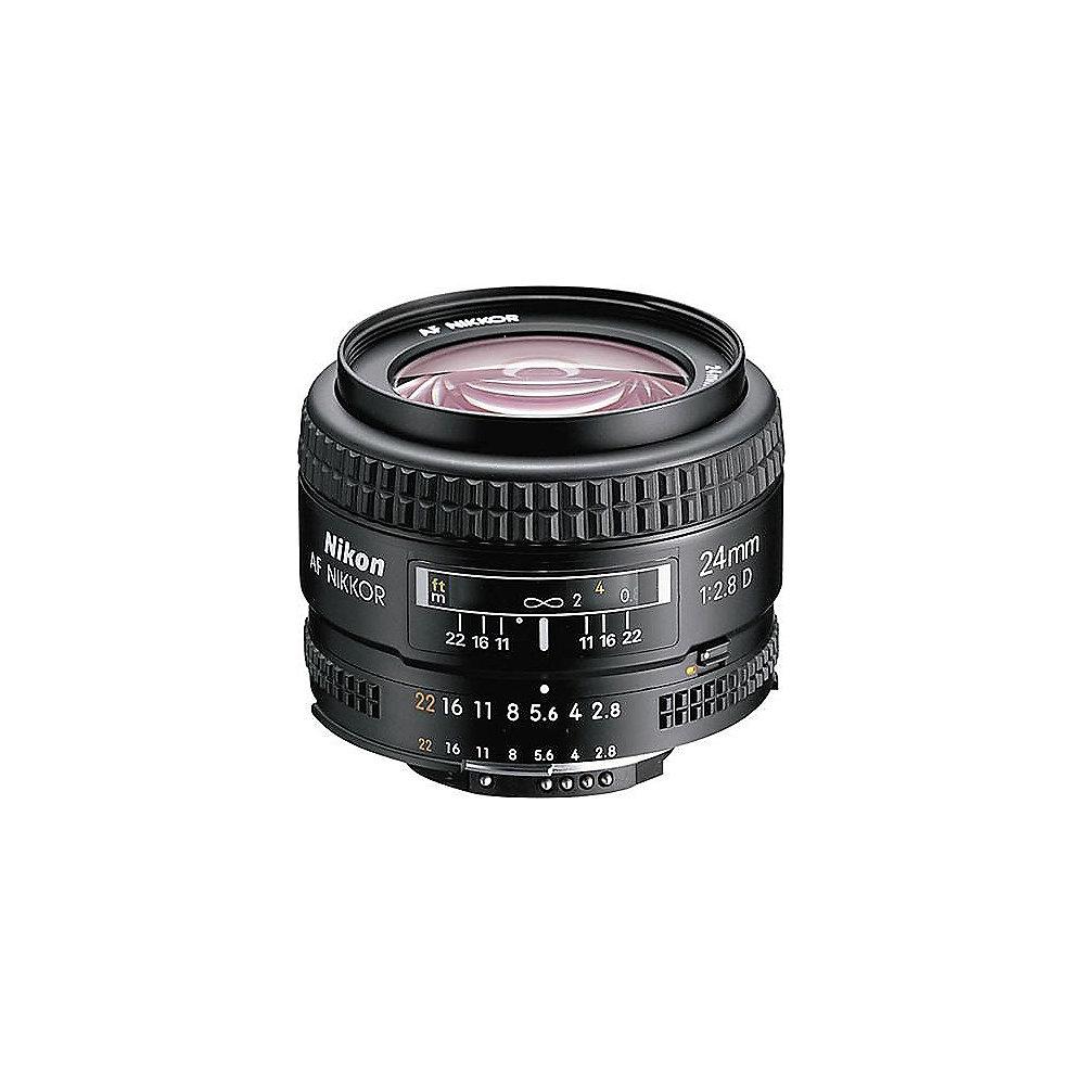 Nikon AF Nikkor 24mm f/2.8 D Weitwinkel Festbrennweite Objektiv, Nikon, AF, Nikkor, 24mm, f/2.8, D, Weitwinkel, Festbrennweite, Objektiv