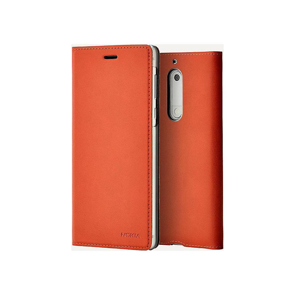 Nokia CP-302 Flip Case für Nokia 5, brown copper
