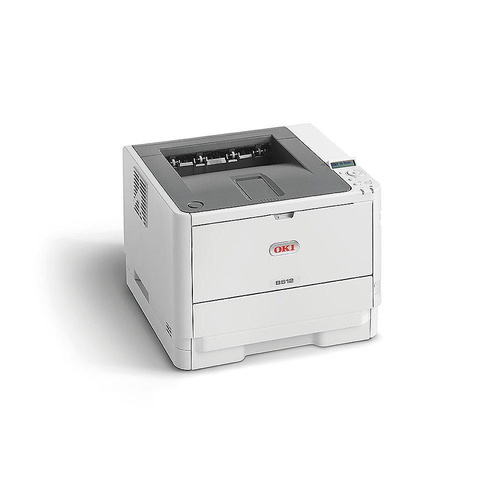 OKI B512dn LED-S/W-Laserdrucker LAN, OKI, B512dn, LED-S/W-Laserdrucker, LAN