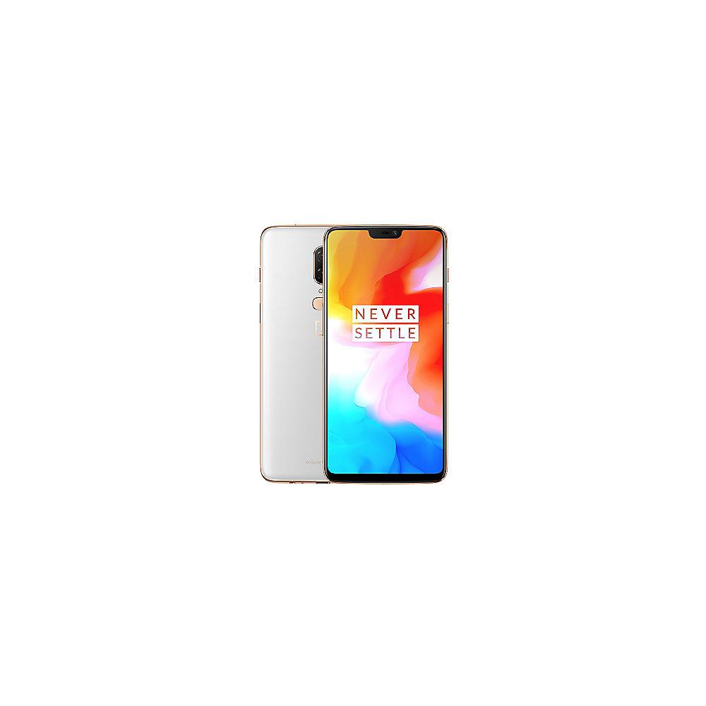 OnePlus 6 silk white 8/128GB Dual-SIM EU, OnePlus, 6, silk, white, 8/128GB, Dual-SIM, EU