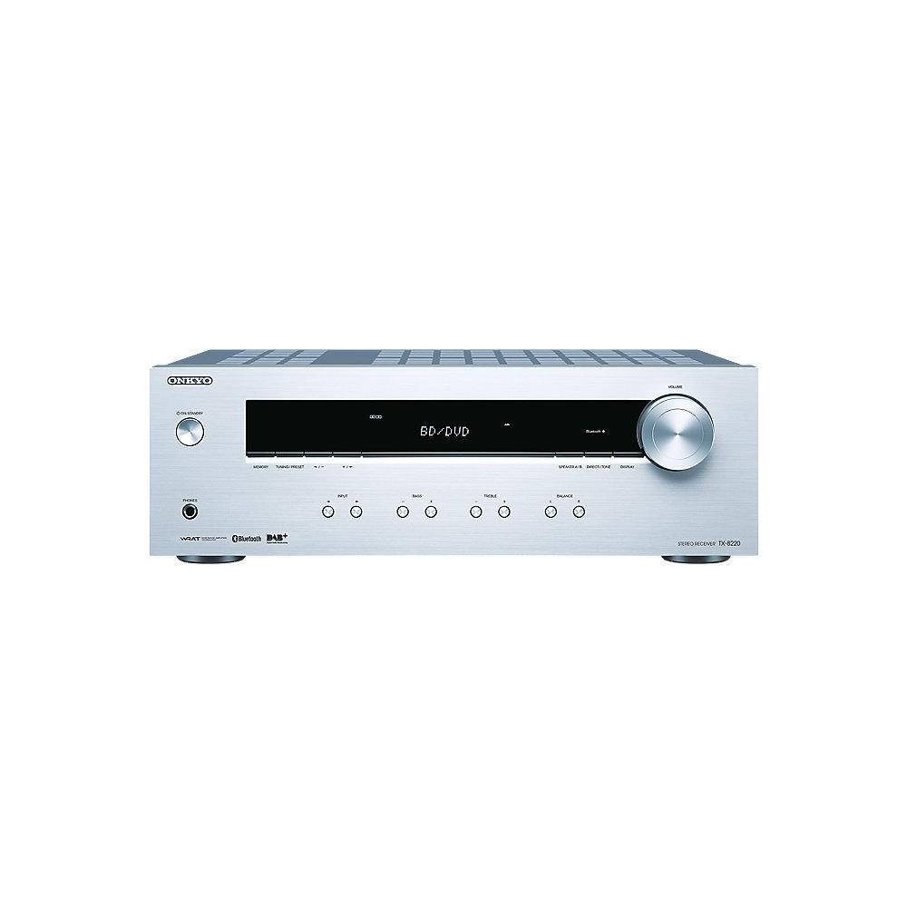 Onkyo TX-8220 S silber Stereoreceiver 2x100W DAB  BT, Onkyo, TX-8220, S, silber, Stereoreceiver, 2x100W, DAB, BT