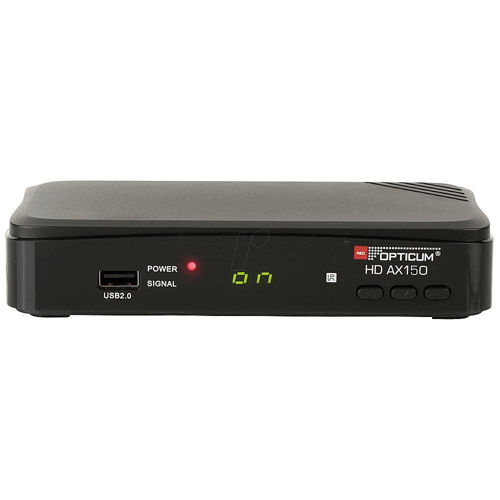 Opticum HD AX 150 HDTV-Satellitenreceiver (Full HD 1080p, HDMI, USB, S/PDIF), Opticum, HD, AX, 150, HDTV-Satellitenreceiver, Full, HD, 1080p, HDMI, USB, S/PDIF,