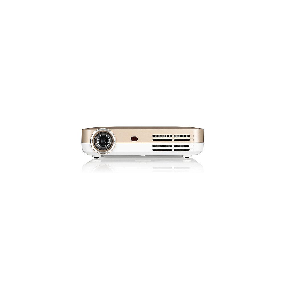 Optoma ML330 LED-Beamer WXGA 500Lumen 3D-Ready HDMI/MHL/USB/LAN  LS gold/weiß, Optoma, ML330, LED-Beamer, WXGA, 500Lumen, 3D-Ready, HDMI/MHL/USB/LAN, LS, gold/weiß