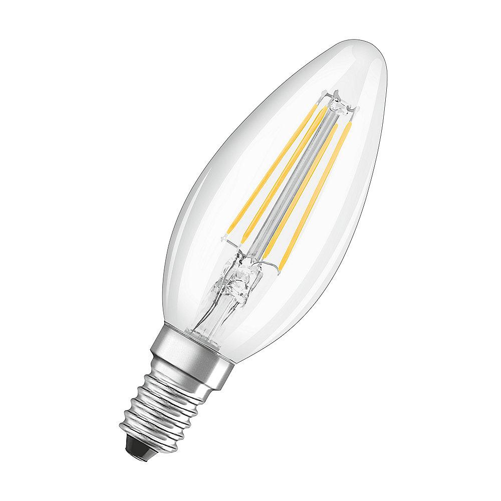 Osram LED Filament Classic B40 Kerze 4W (40W) klar E14 warmweiß 2er-Pack