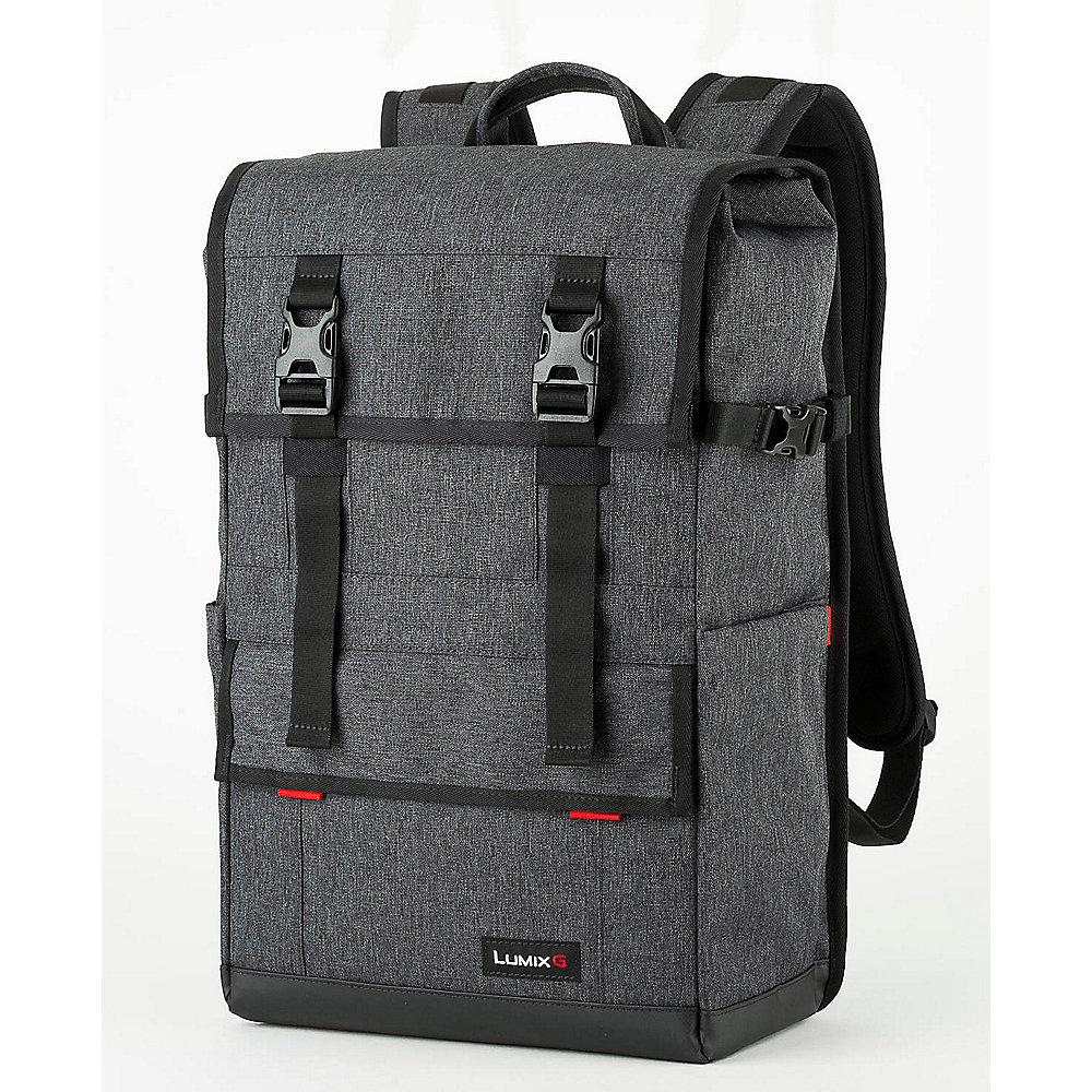Panasonic DMW-PB10 Rucksack mit Regenschutz, Seiten-/Außentasche, Griff