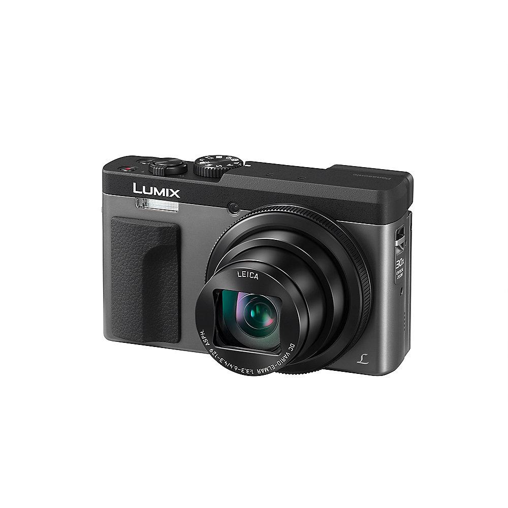 Panasonic Lumix DC-TZ91 Reisezoom-Kamera grau, Panasonic, Lumix, DC-TZ91, Reisezoom-Kamera, grau