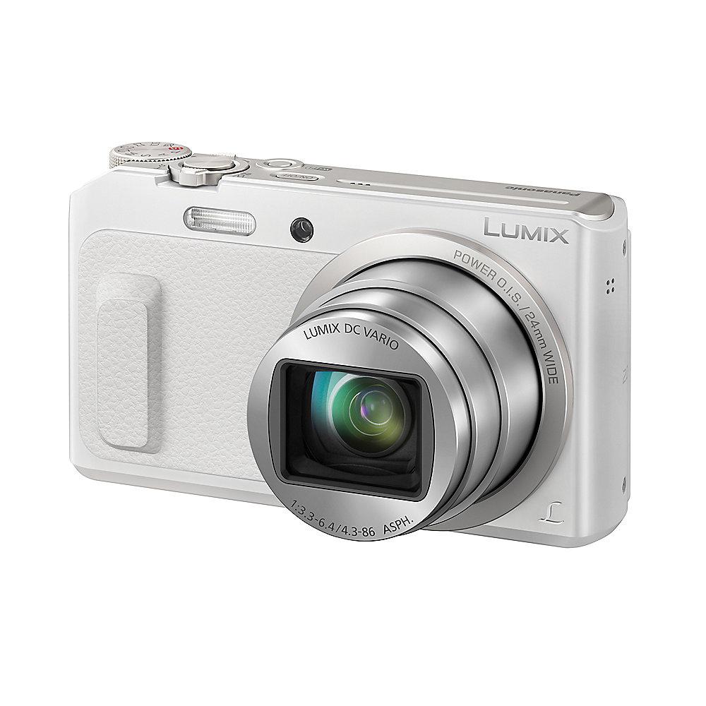 Panasonic Lumix DMC-TZ58 Digitalkamera weiß