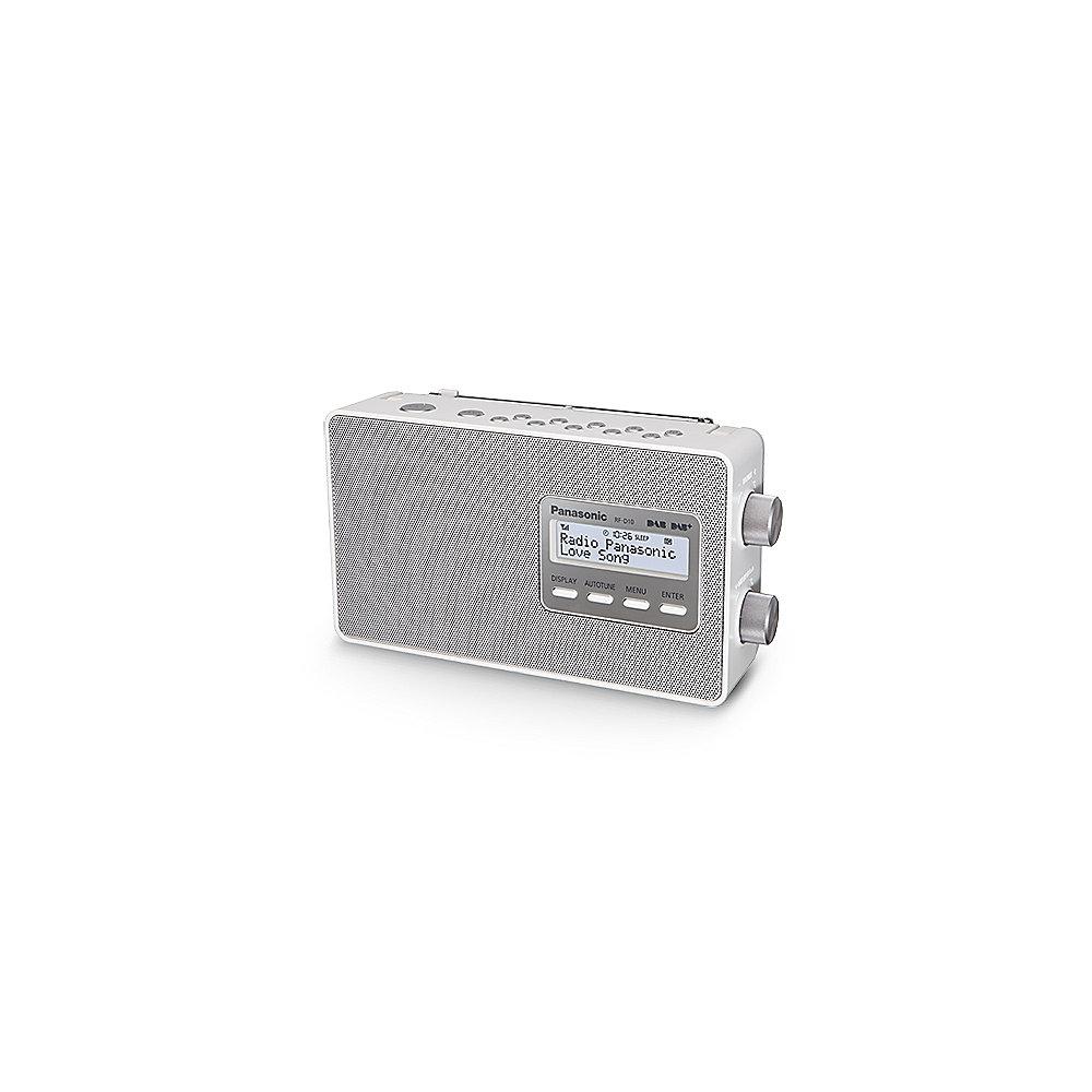 Panasonic RF-D10 Digital-Radio DAB  weiß, Panasonic, RF-D10, Digital-Radio, DAB, weiß