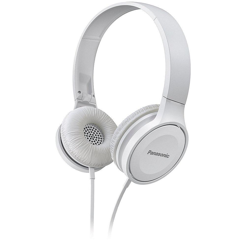 Panasonic RP-HF100M On-Ear Kopfhörer weiß, Panasonic, RP-HF100M, On-Ear, Kopfhörer, weiß