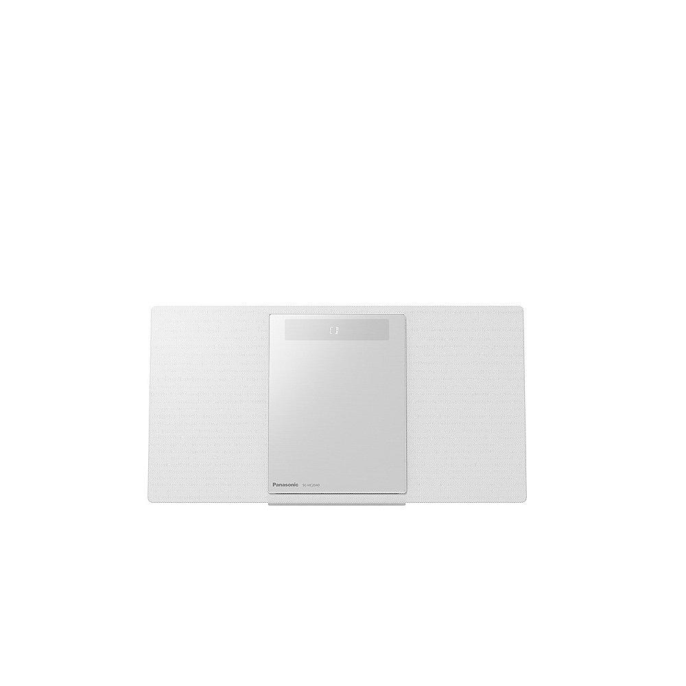 Panasonic SC-HC2040EGW DAB  CD-Micro HiFi System m. Bluetooth Multiroom weiß