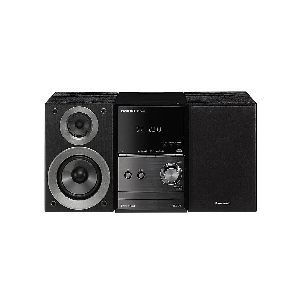 Panasonic SC-PM602EG-K Mikrosystem mit Bluetooth und DAB  schwarz, Panasonic, SC-PM602EG-K, Mikrosystem, Bluetooth, DAB, schwarz