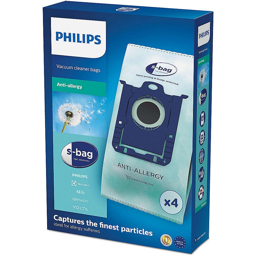 Philips FC8022/04 Staubsaugerbeutel s-bag, Anti-Allergie, 4er Verpackung, Philips, FC8022/04, Staubsaugerbeutel, s-bag, Anti-Allergie, 4er, Verpackung