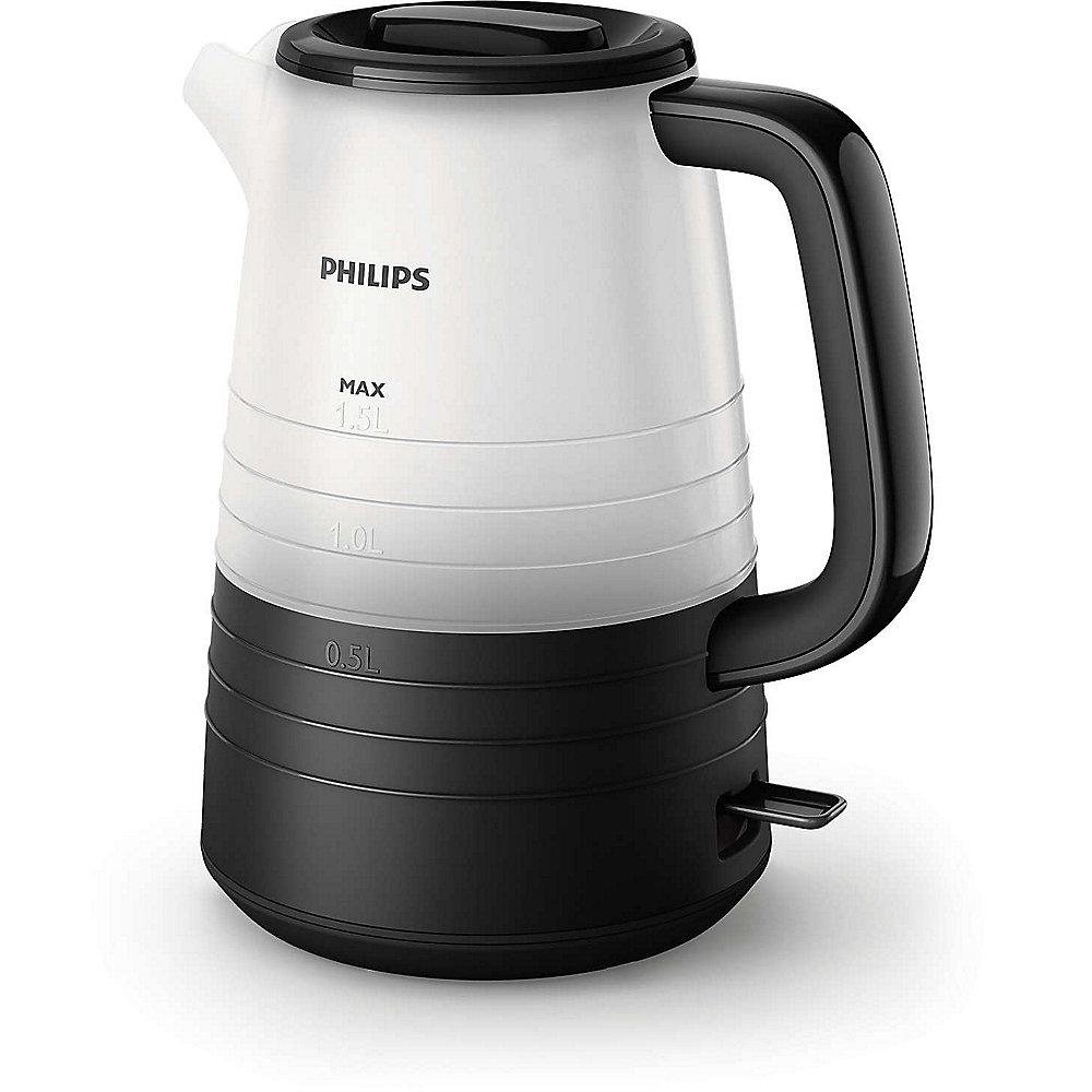 Philips HD9334/90 Wasserkocher 1,5l 2200W schwarz/transparent