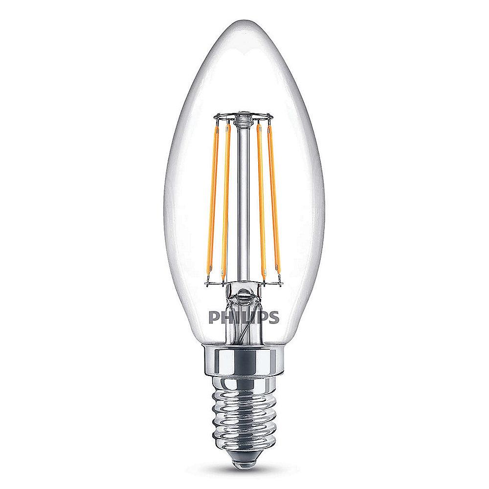 Philips LEDClassic Kerze B35 4W (40W) E14 klar warmweiß