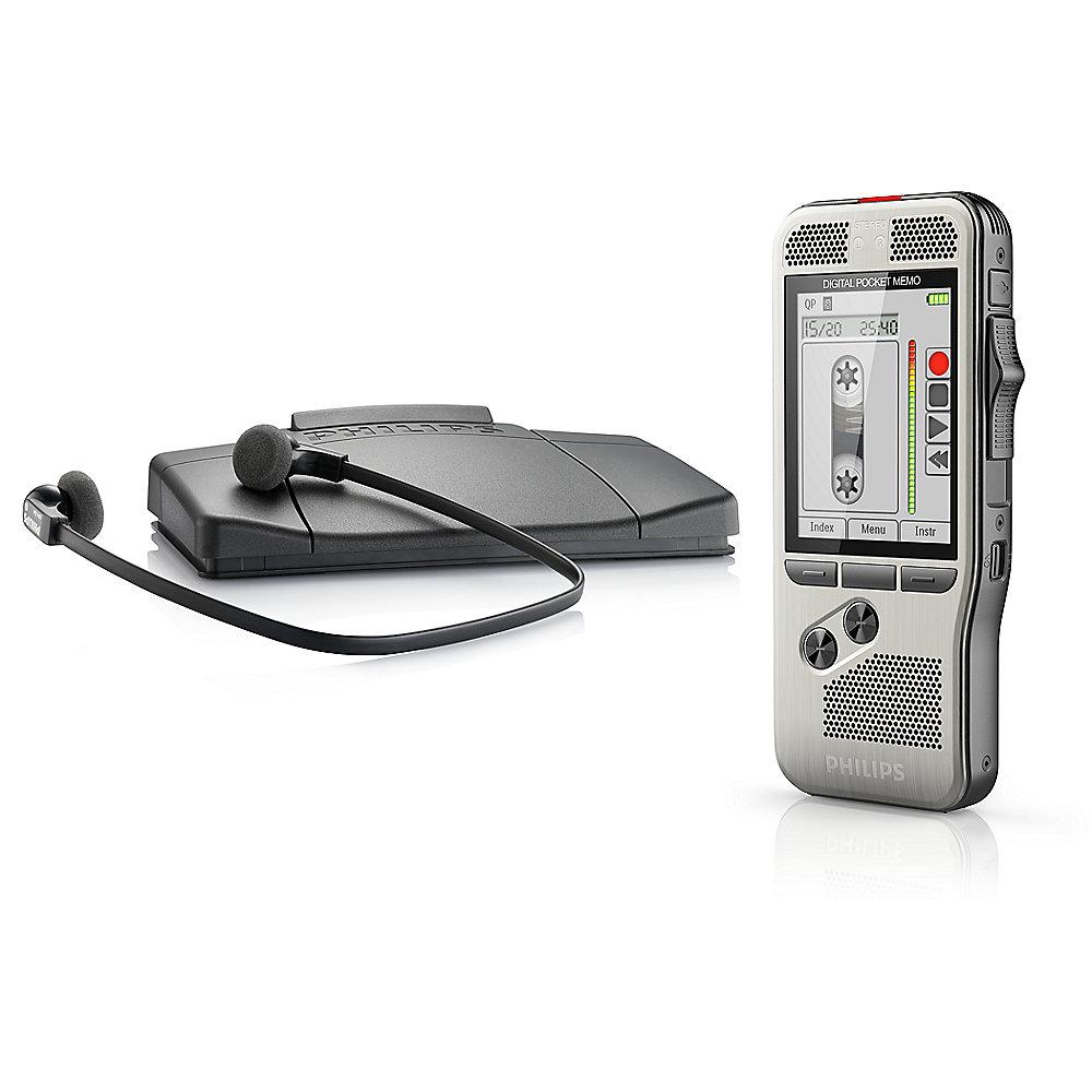 Philips Pocket Memo DPM7700 Set (bestehend aus DPM7200, LFH2330 & LFH0334)