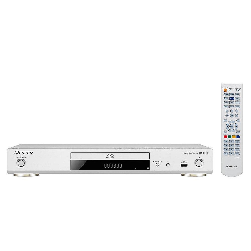 Pioneer BDP-X300-W 3D-Blu-ray Player WiFi HDMI UHD Video Scaler weiß, Pioneer, BDP-X300-W, 3D-Blu-ray, Player, WiFi, HDMI, UHD, Video, Scaler, weiß