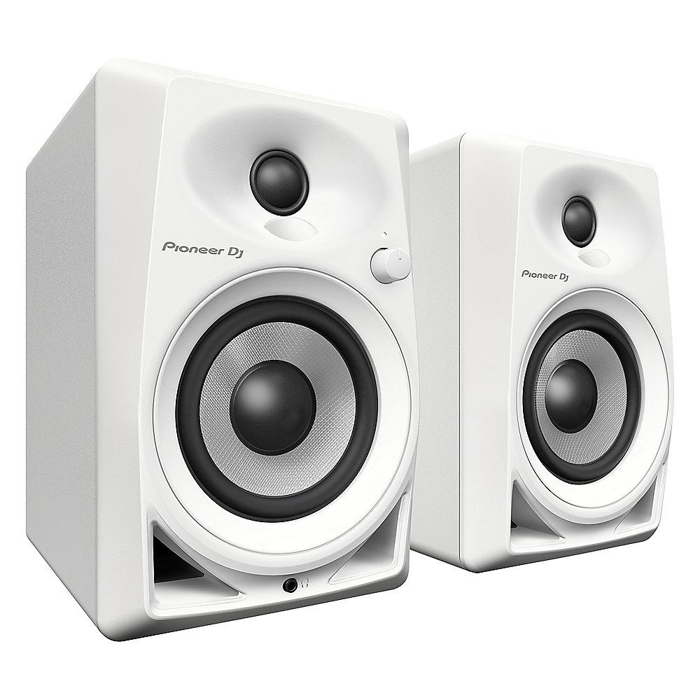 Pioneer DJ DM-40-W 2-Wege aktive Monitor-Lautsprecher weiß, Pioneer, DJ, DM-40-W, 2-Wege, aktive, Monitor-Lautsprecher, weiß