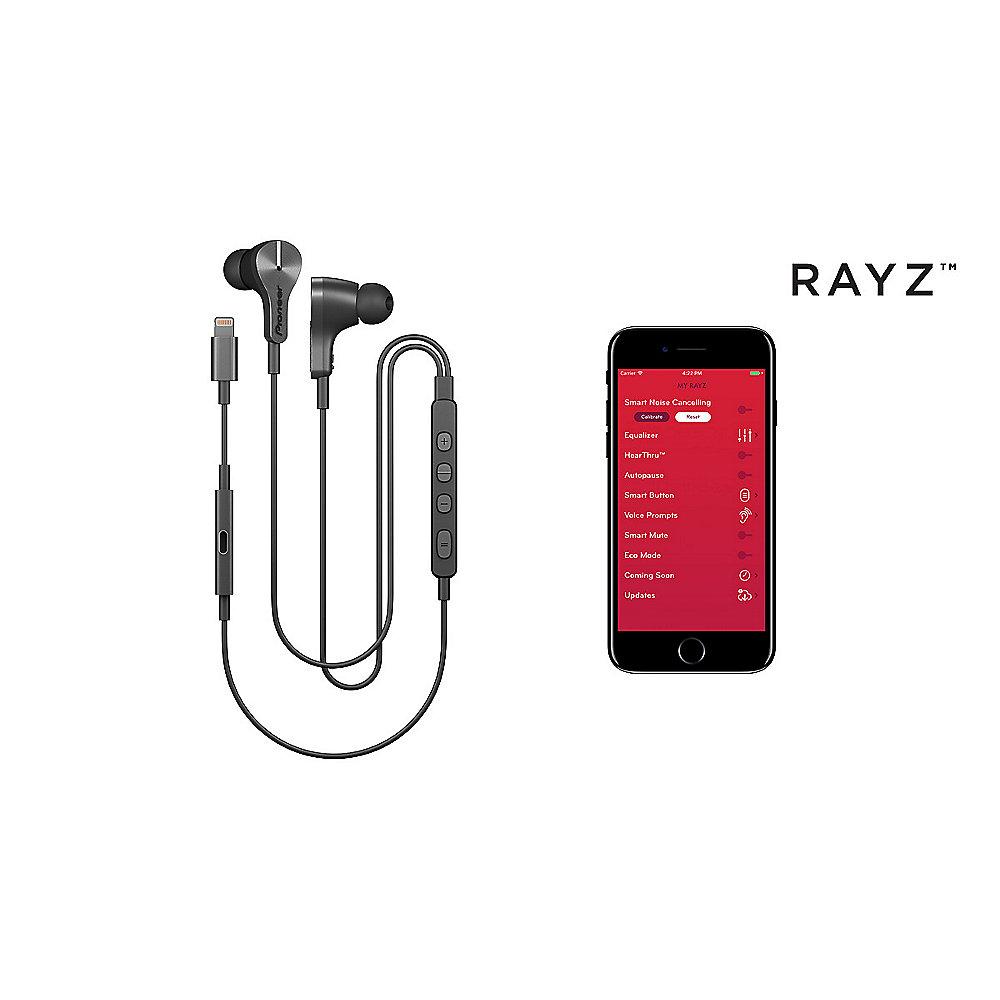 Pioneer Rayz Plus SE-LTC5R-S In-Ear Kopfhörer mit Lightning-Anschluß graphit