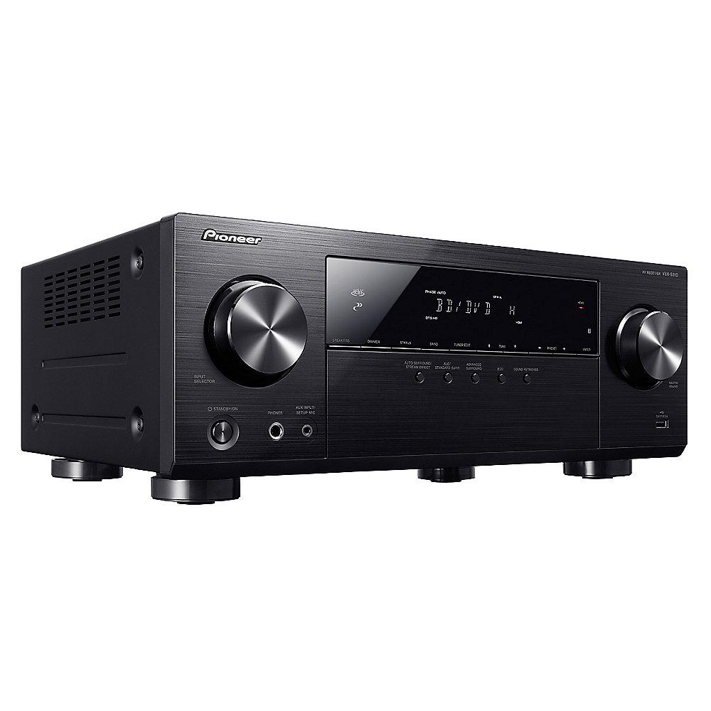 Pioneer VSX-531D-B 5.1 Receiver DAB 4K Upscaler Bluetooth USB schwarz, Pioneer, VSX-531D-B, 5.1, Receiver, DAB, 4K, Upscaler, Bluetooth, USB, schwarz