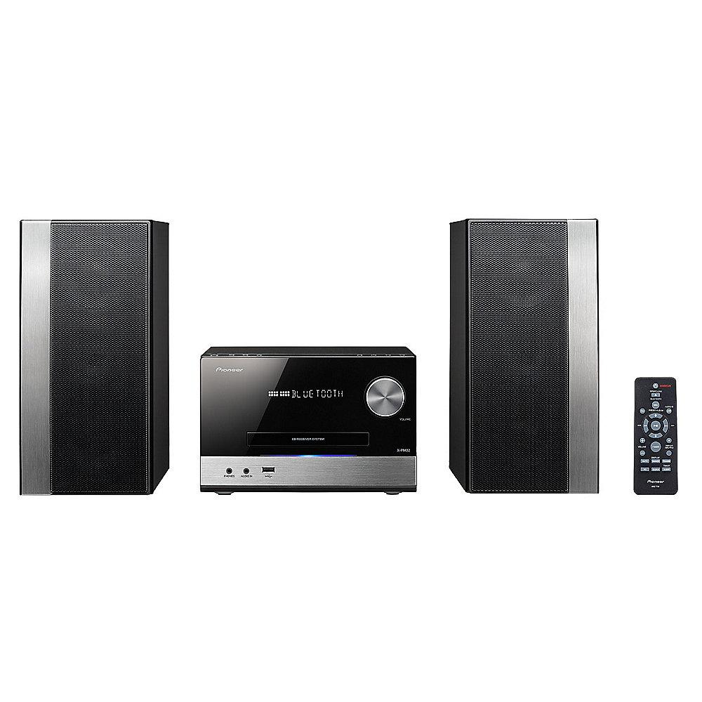 Pioneer X-PM32 Micro CD HiFi-System mit Bluetooth silber, Pioneer, X-PM32, Micro, CD, HiFi-System, Bluetooth, silber