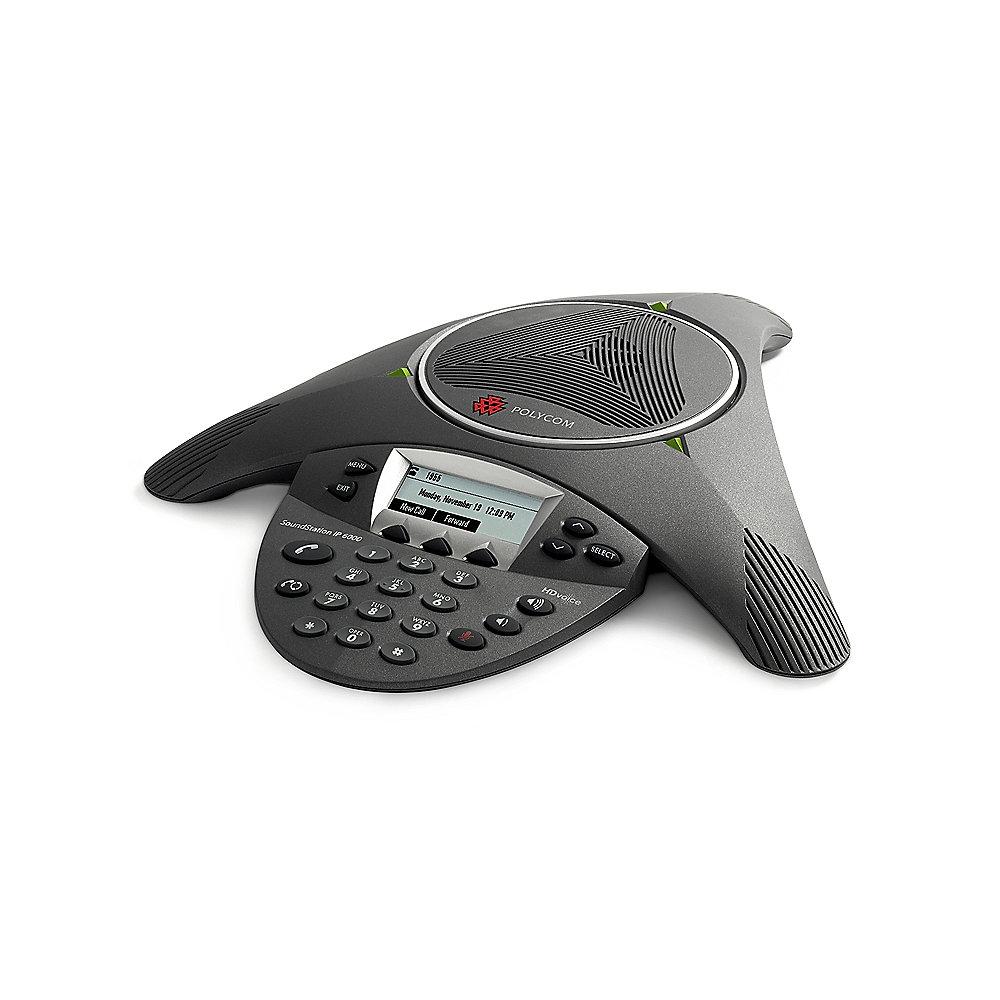 Polycom SoundStation IP 6000 IP-Konferenztelefon, Polycom, SoundStation, IP, 6000, IP-Konferenztelefon