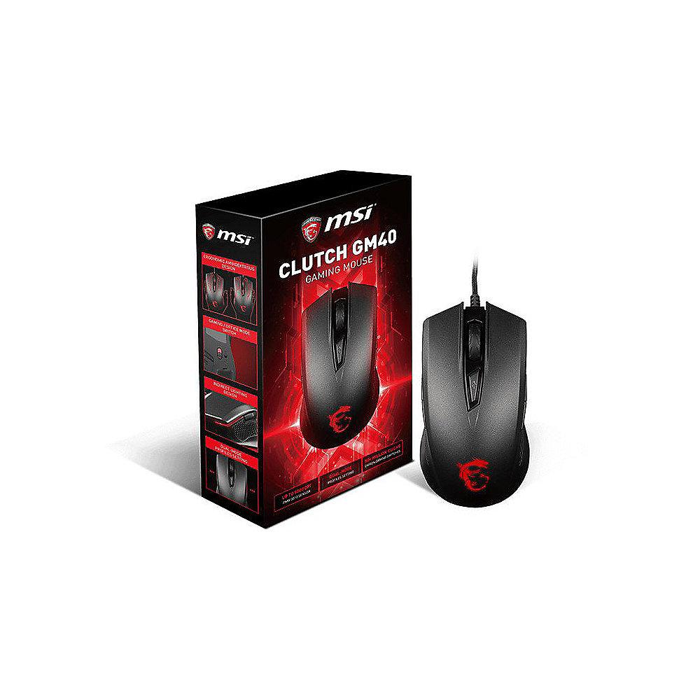 PROMO MSI Clutch GM40 Gaming Maus, PROMO, MSI, Clutch, GM40, Gaming, Maus