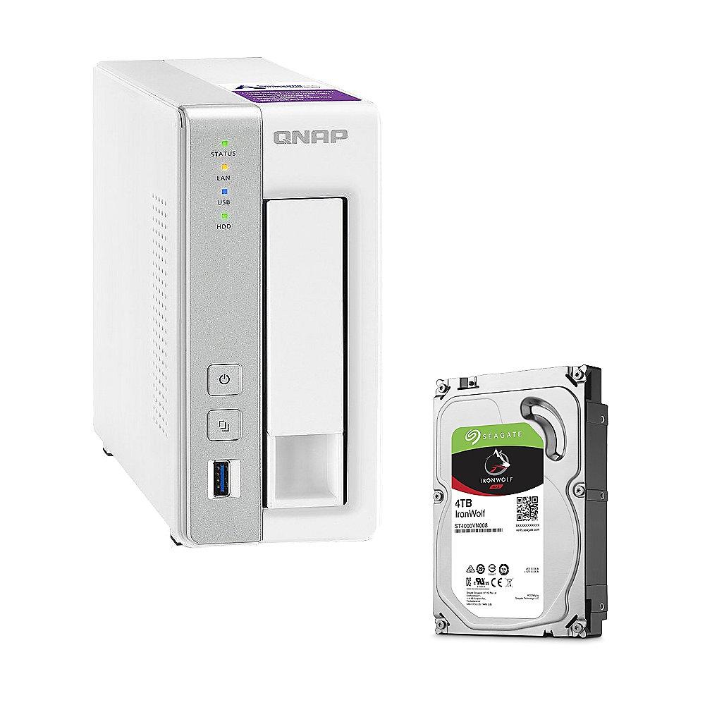 QNAP TS-131P NAS System 1-Bay 4TB inkl. 1x 4TB Seagate ST4000VN008