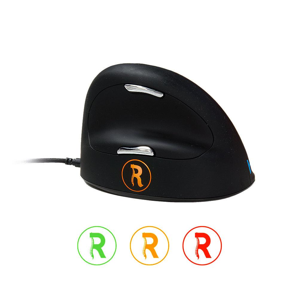 R-GO Tools HE Vertikale Maus BREAK M Rechte Hand ergon. USB Anti RSI Software