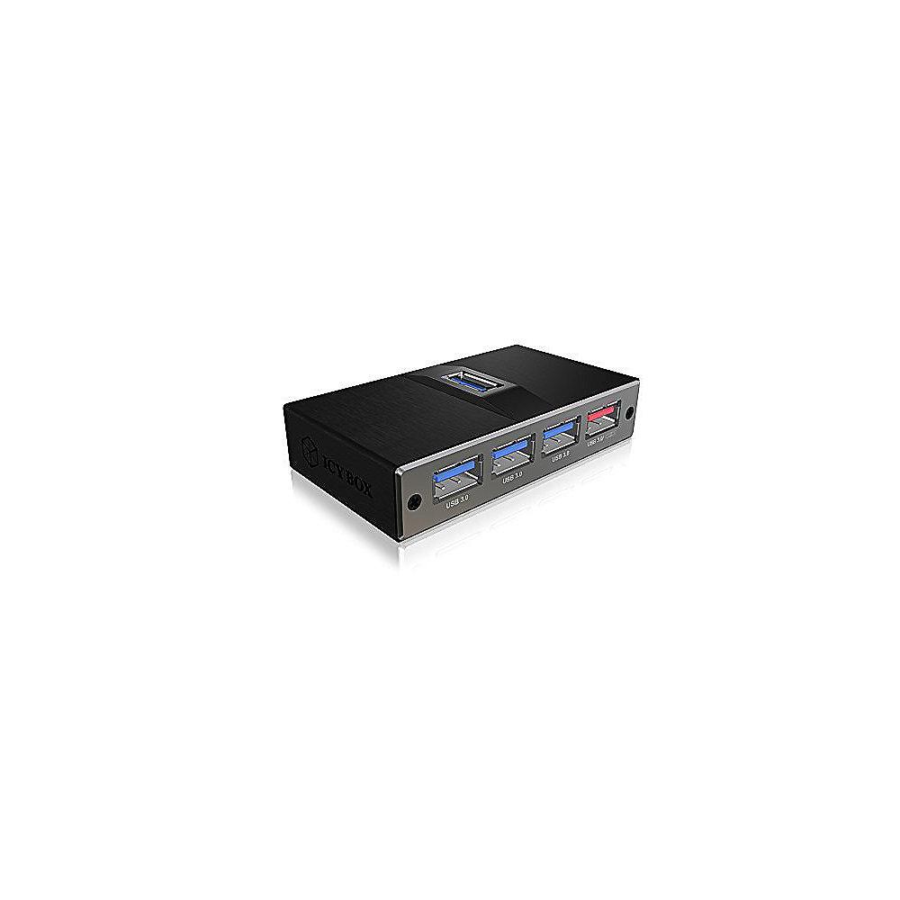 RaidSonic Icy Box IB-AC617 7 Port USB 3.0 Hub inkl. 2x USB Ladeports