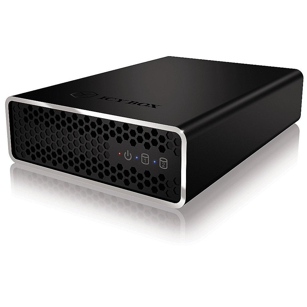 RaidSonic Icy Box IB-RD2253-U31 2-fach RAID für 2,5" SATA SSDs und Festplatten