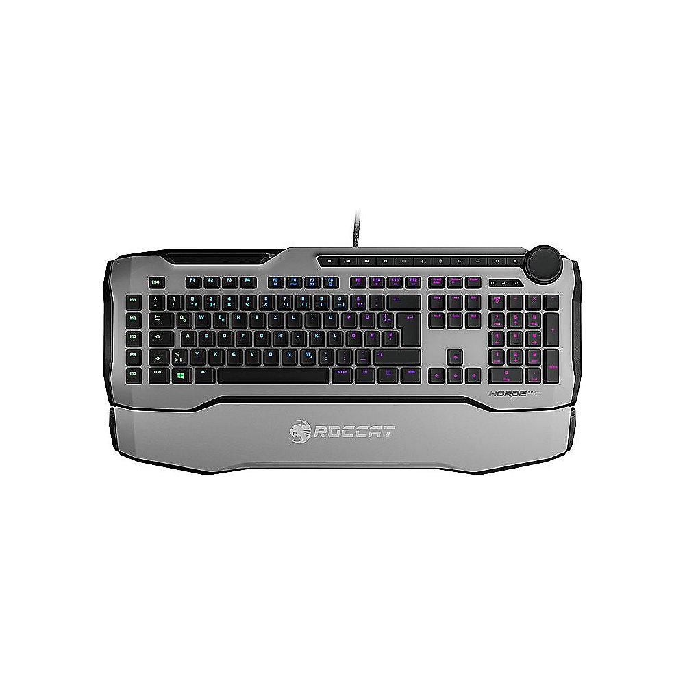 ROCCAT Horde AIMO Gaming Tastatur DE RGB membranical weiß ROC-12-350-WE