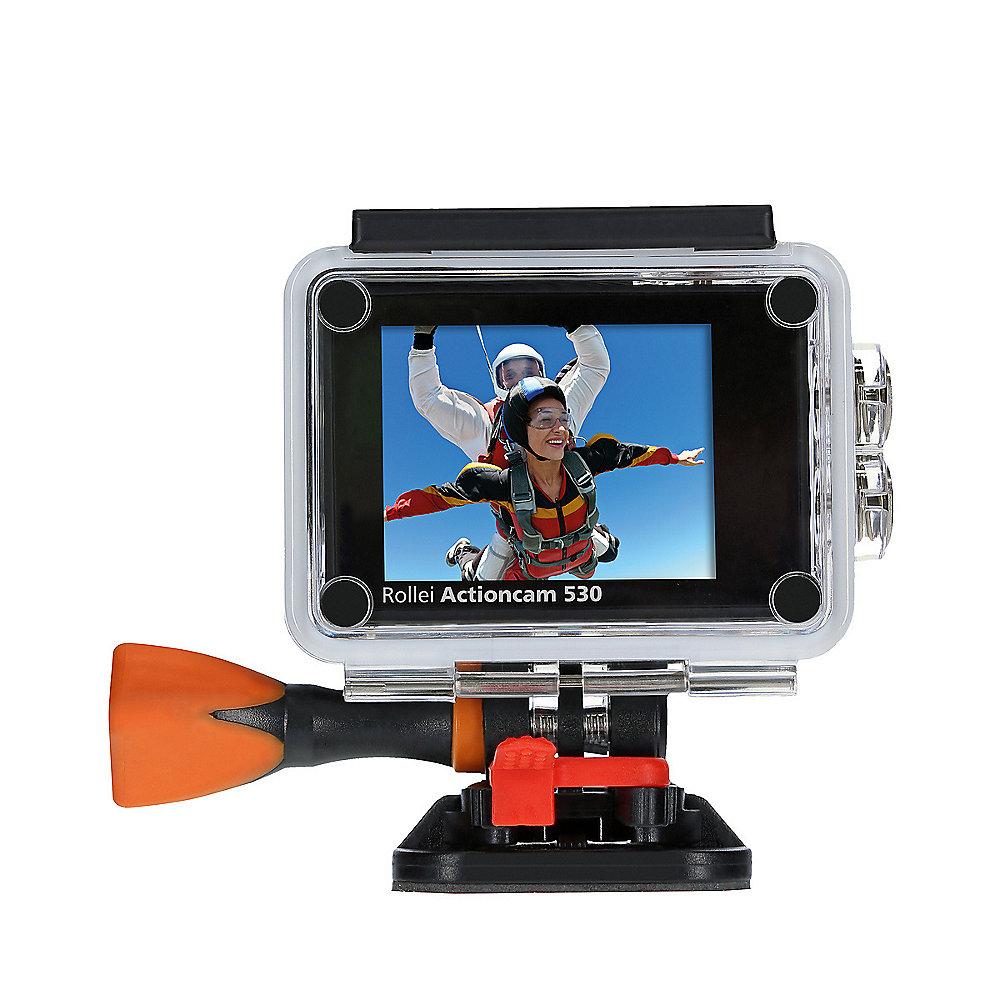 Rollei ActionCam 530 4k Ultra HD Video mit Unterwasserschutz WLAN schwarz