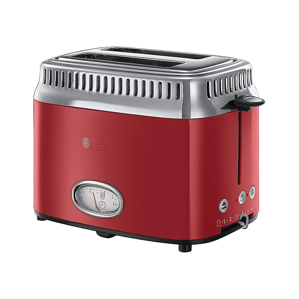 Russell Hobbs 21680-56 Retro Ribbon Red Toaster