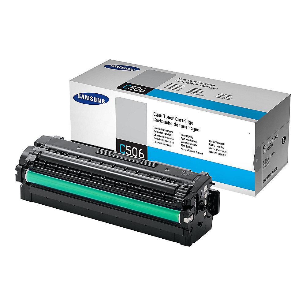 Samsung CLT-C506L Original Toner Cyan für ca. 3.500 Seiten, Samsung, CLT-C506L, Original, Toner, Cyan, ca., 3.500, Seiten