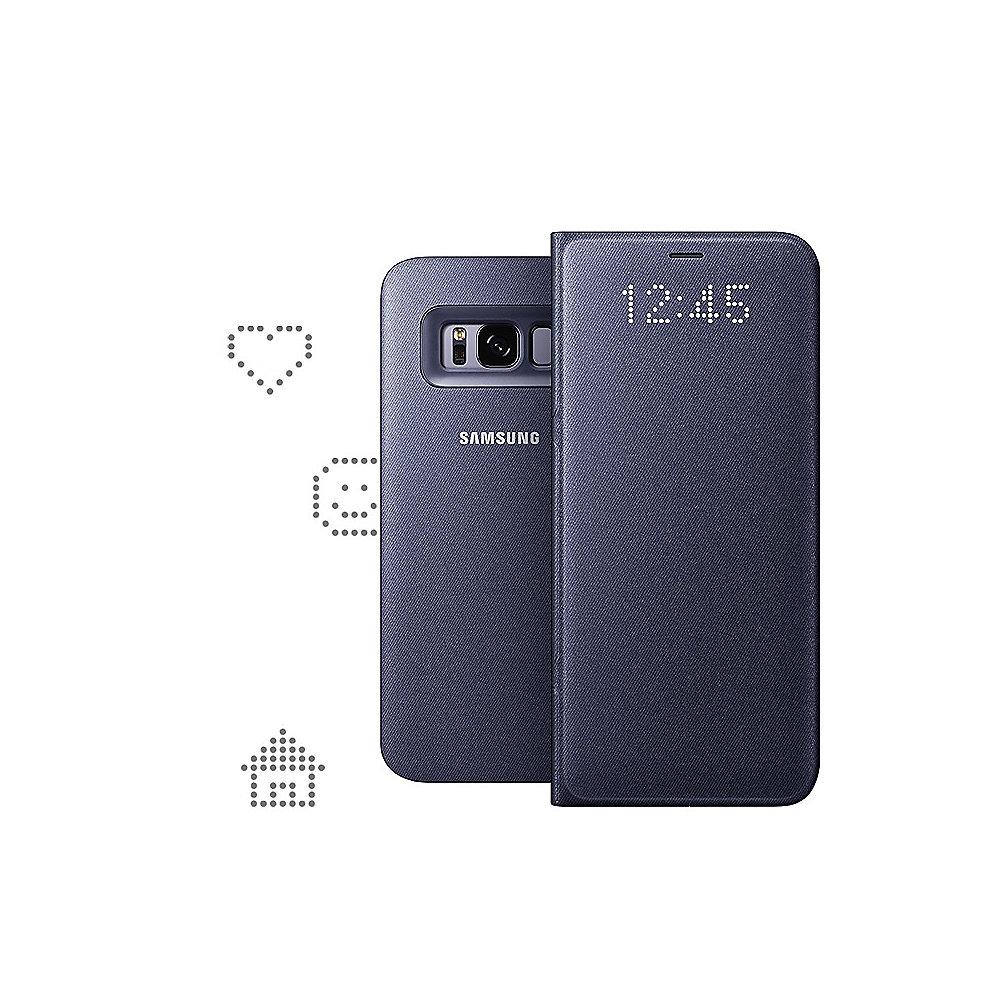 Samsung EF-NG950 LED View Cover für Galaxy S8 violett