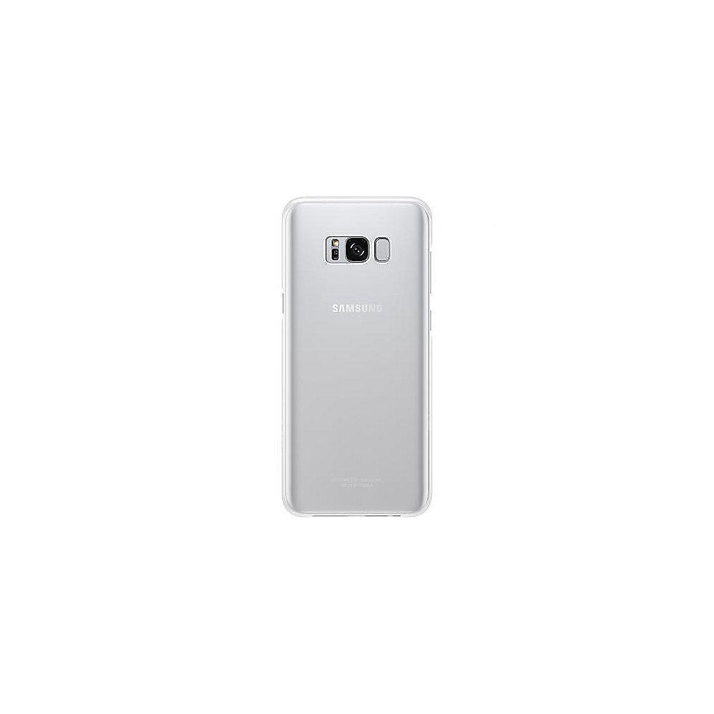 Samsung EF-QG955 Clear Cover für Galaxy S8  silber