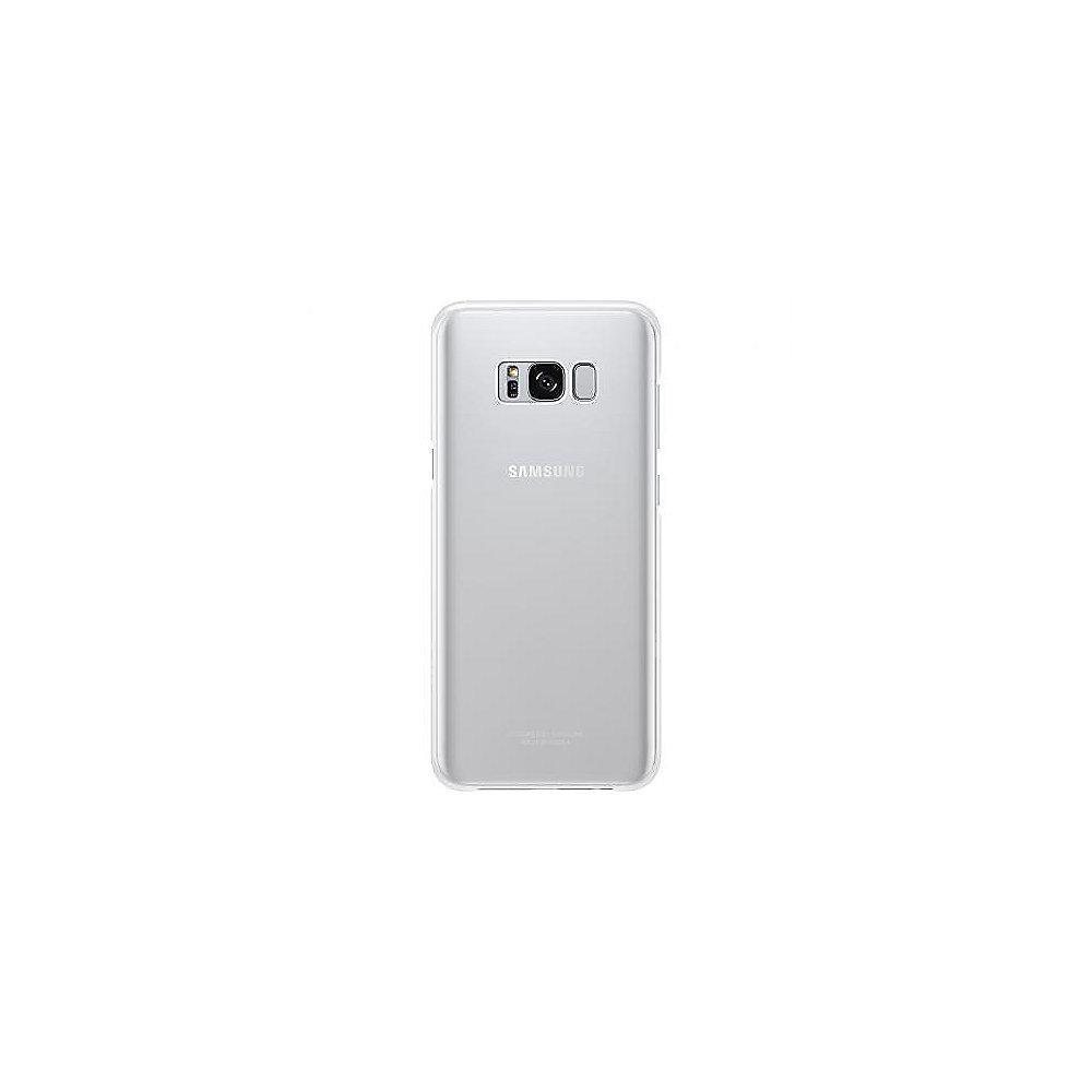 Samsung EF-QG955 Clear Cover für Galaxy S8  silber