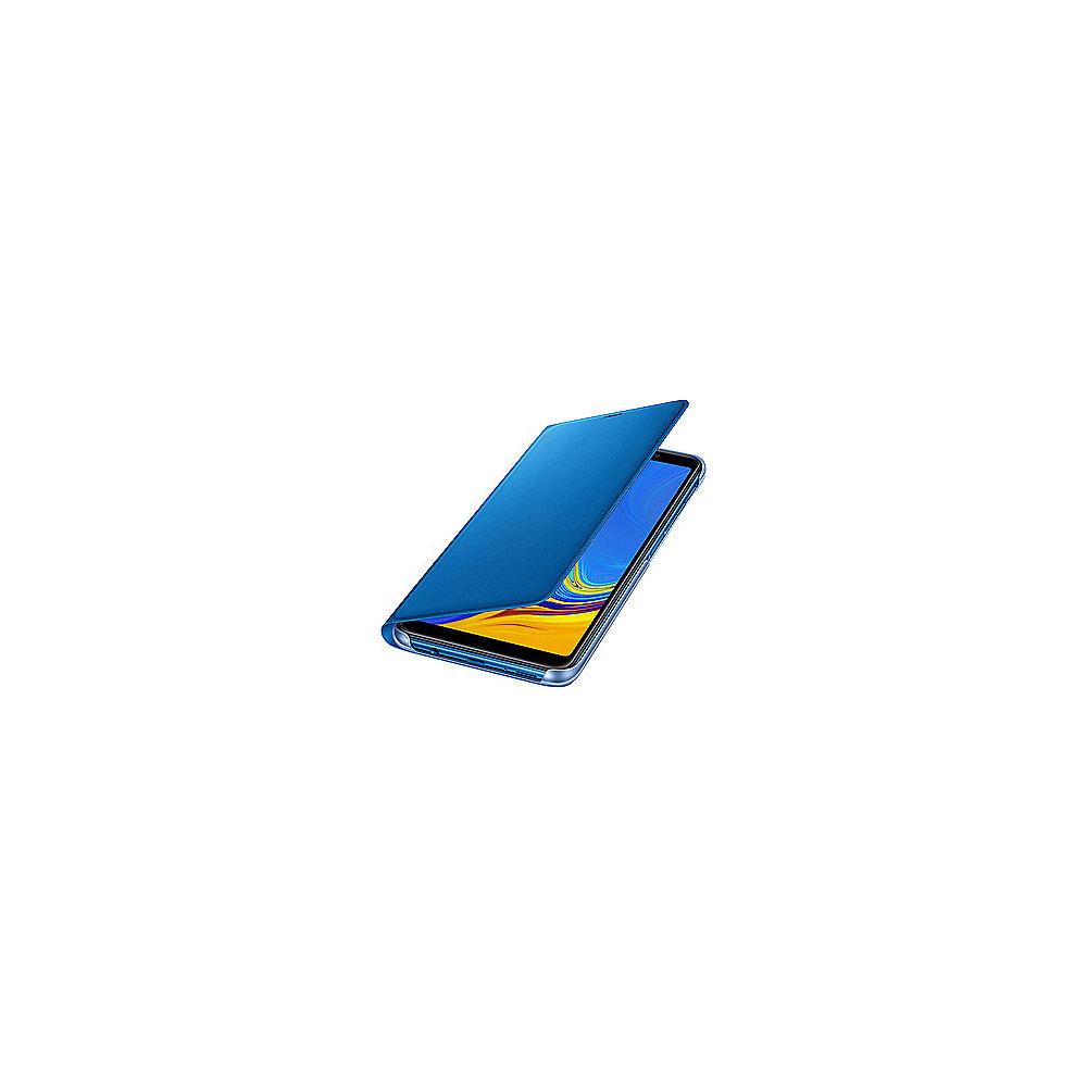 Samsung EF-WA750 Flip Wallet Cover für Galaxy A7 (2018) blau