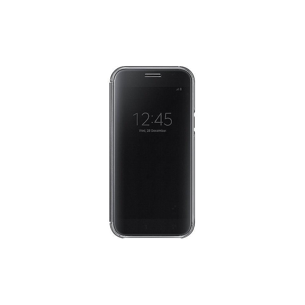 Samsung EF-ZA520 Clear View Cover für Galaxy A5 (2017), Schwarz