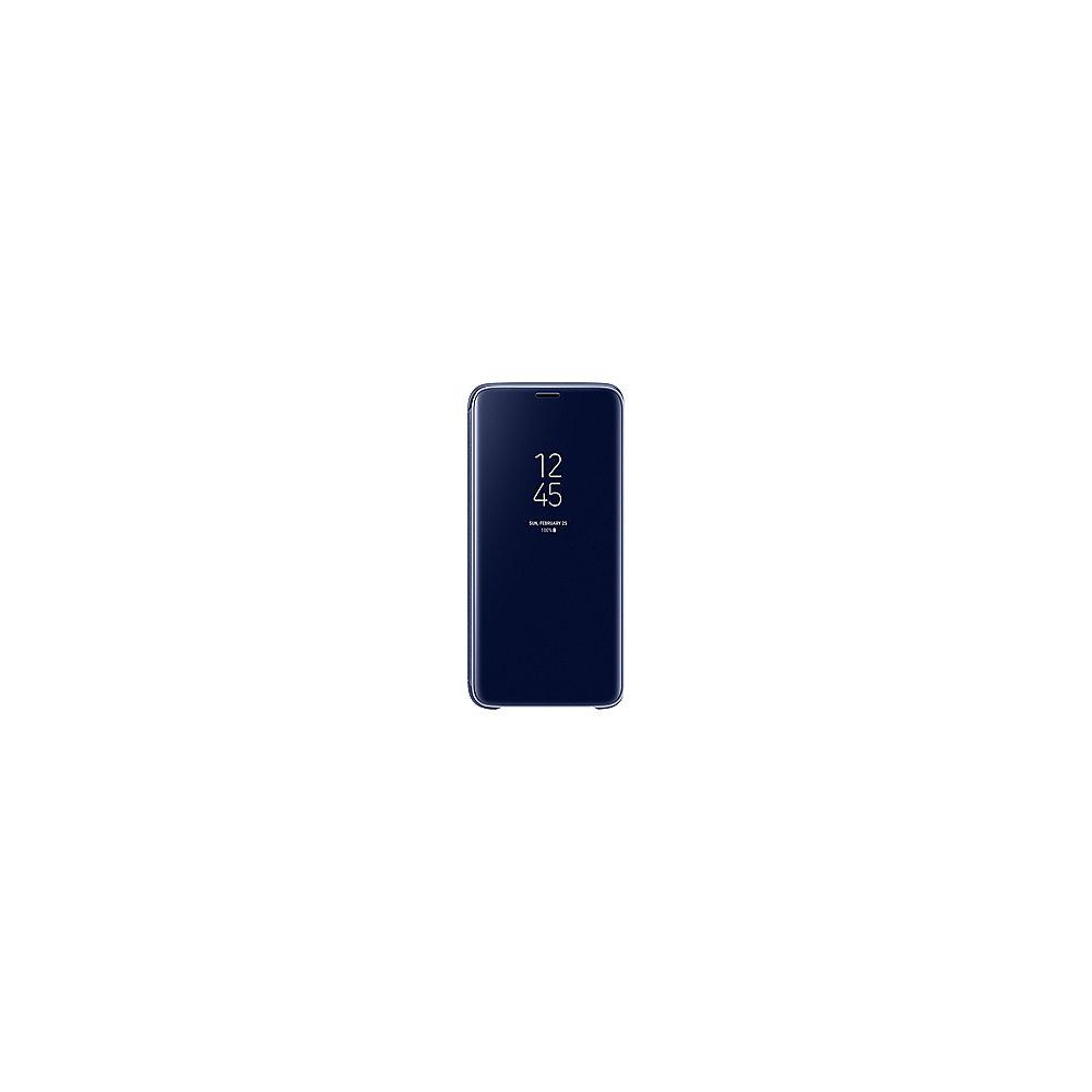 Samsung EF-ZG960 Clear View Standing Cover für Galaxy S9 blau