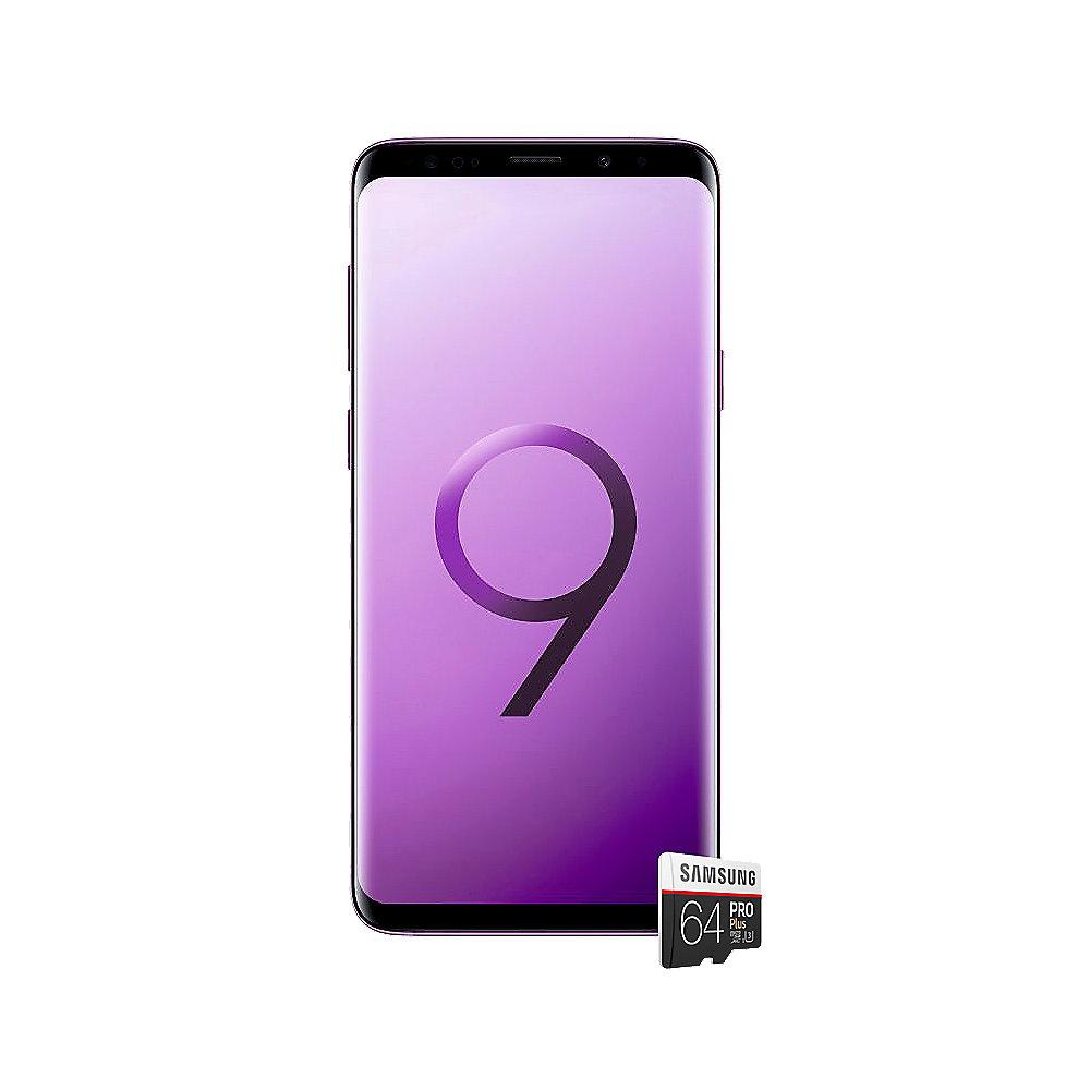 Samsung GALAXY S9  DUOS lilac purple G965F inkl. 64GB Evo Plus microSDXC, Samsung, GALAXY, S9, DUOS, lilac, purple, G965F, inkl., 64GB, Evo, Plus, microSDXC