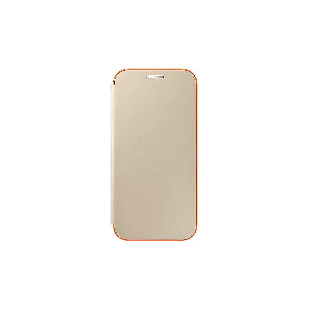 Samsung Neon Flip Cover EF-FA320 für Galaxy A3 (2017), Gold