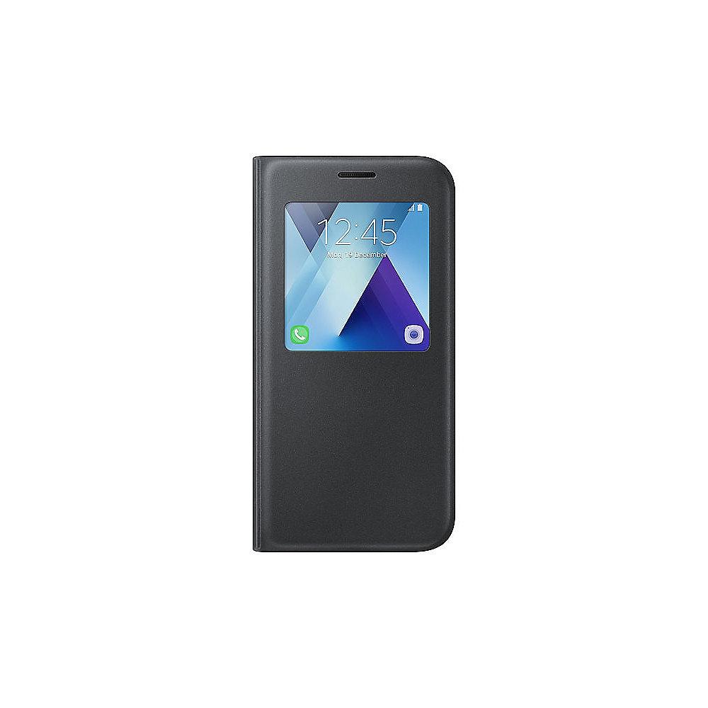 Samsung S-View Cover EF-CA520 für Galaxy A5 (2017), Schwarz