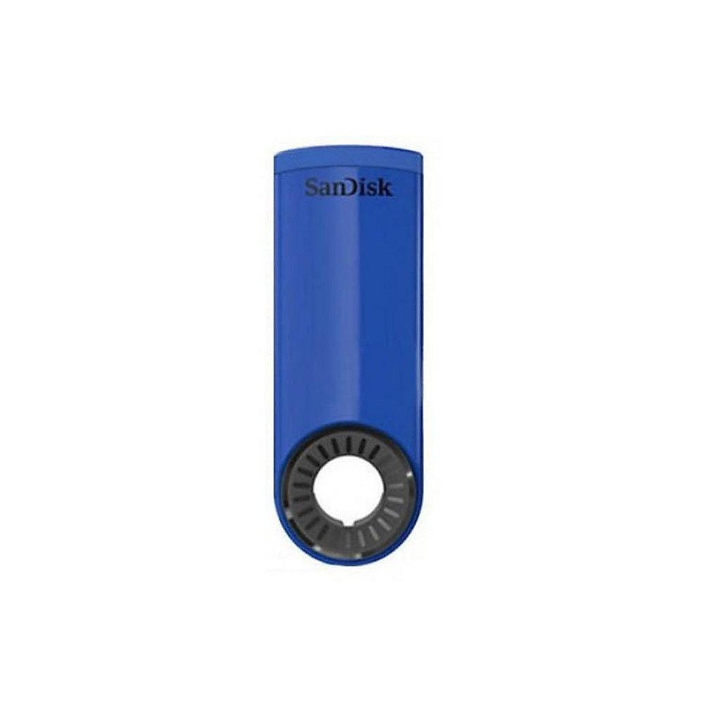 SanDisk 16GB Cruzer Dial USB 2.0 Stick blau-schwarz