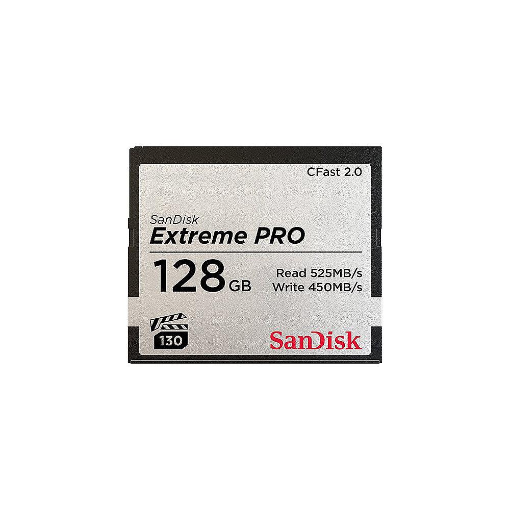 SanDisk Extreme Pro 128 GB CFast 2.0 Speicherkarte (450 MB/s), SanDisk, Extreme, Pro, 128, GB, CFast, 2.0, Speicherkarte, 450, MB/s,