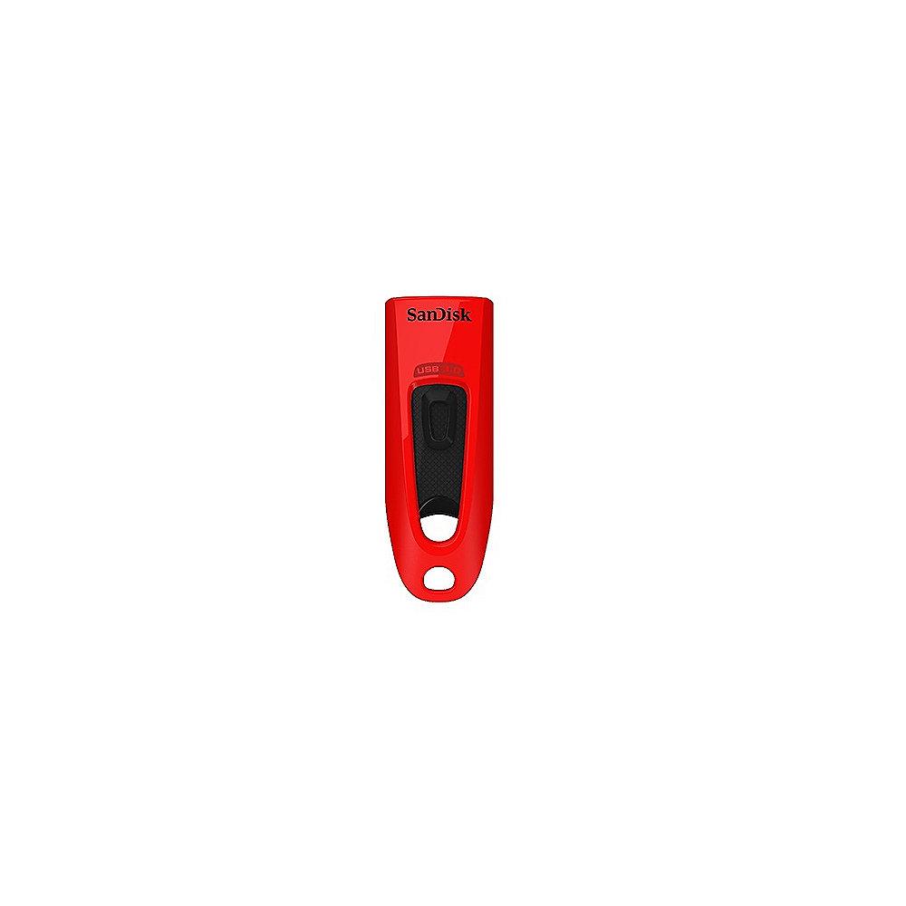 SanDisk Ultra 32GB RED USB 3.0 Stick rot SDCZ48-032G-U46R
