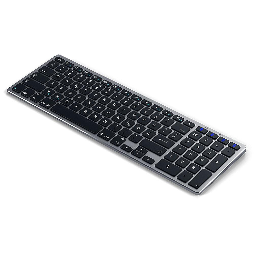 Satechi Aluminium Slim Bluetooth Tastatur kabellos für Mac space grey